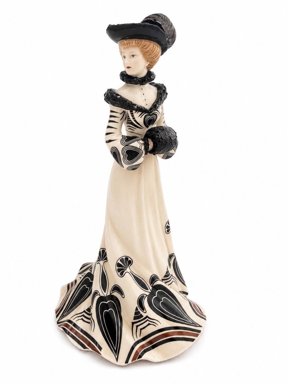 Vintage Lenox “Tea at the Ritz” Fine Porcelain Sculpture | Victorian Lady